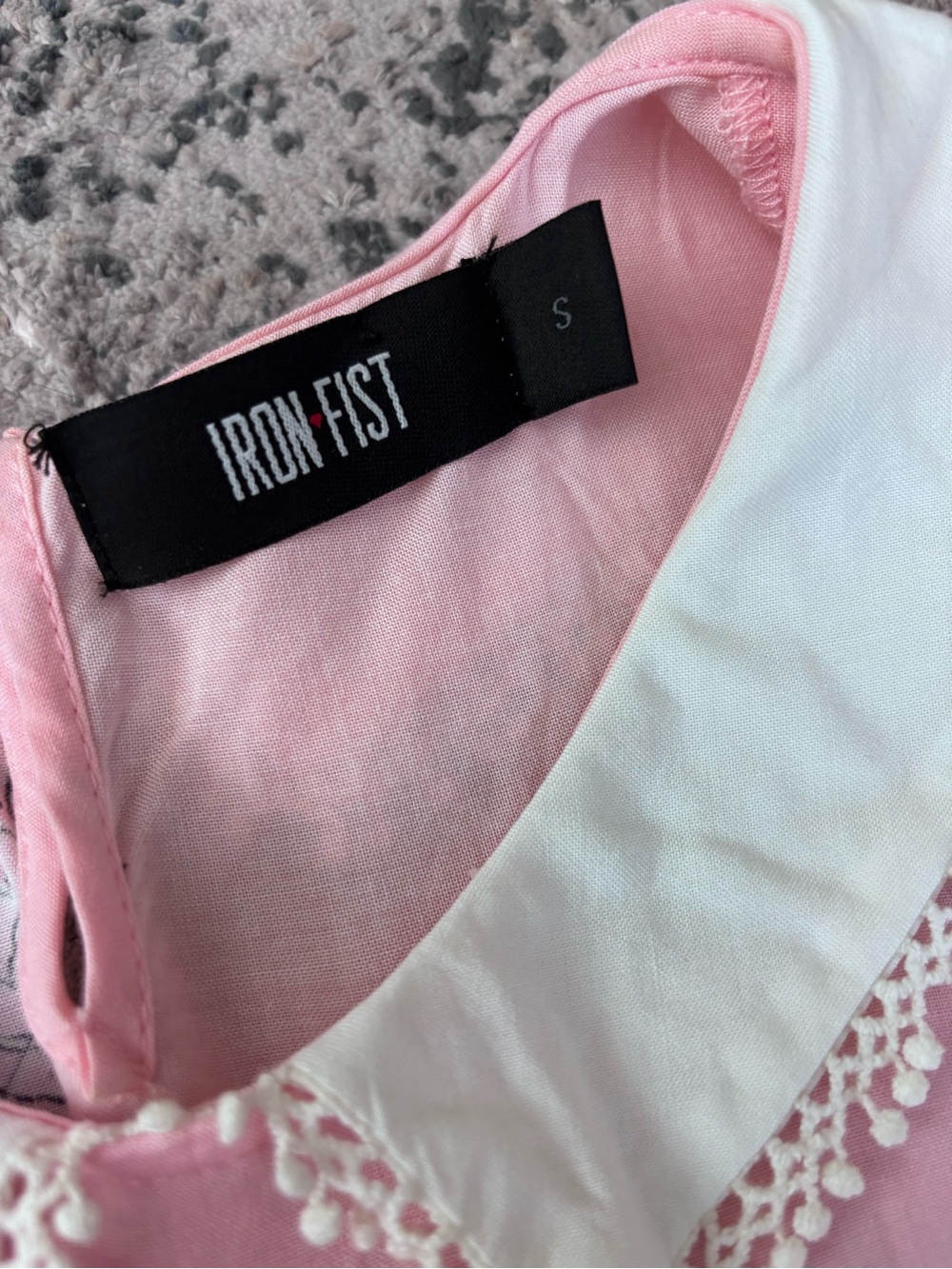 Iron Fist Pink Cat Print Mini Dress View 2